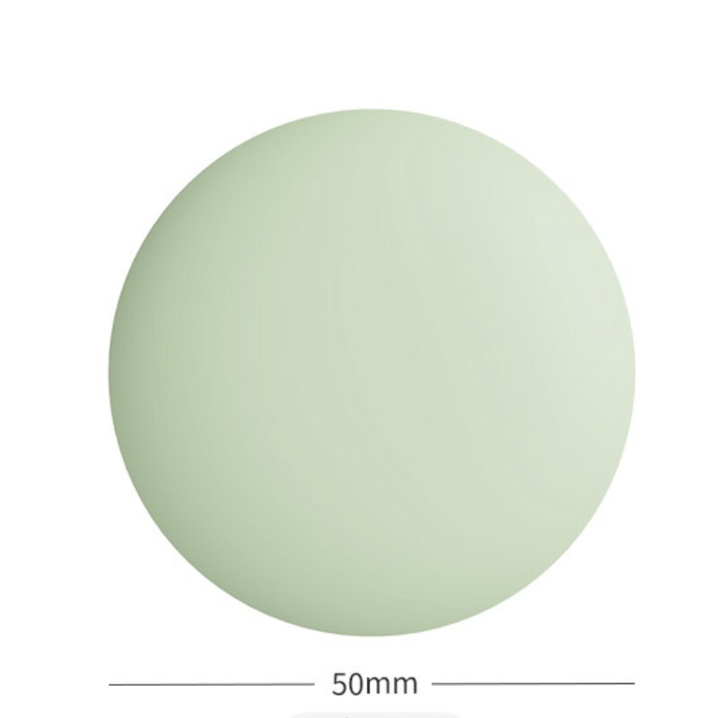 10pcs Door Stoppers Wall Protector, Round Silicone Door Handle Buffers, Green