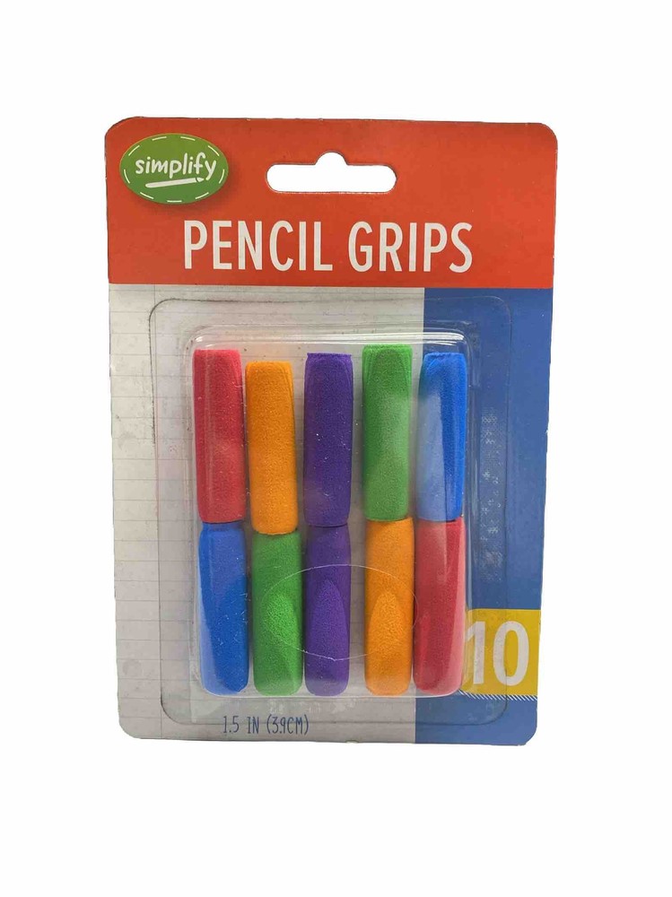 Simplify Multicolor Pencil Grips 10 - New & Free Shipping