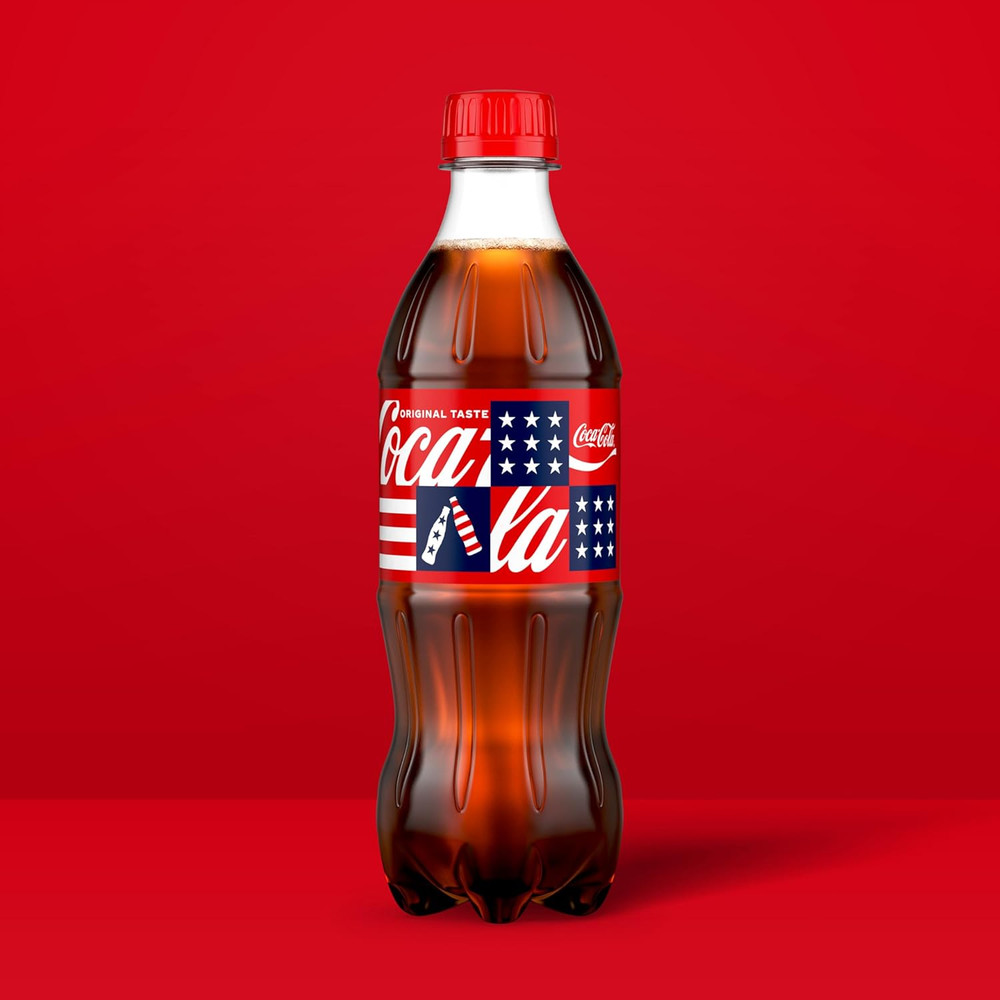 Soda Soft Drink Bottles, 16.9 fl oz, 6 Pack