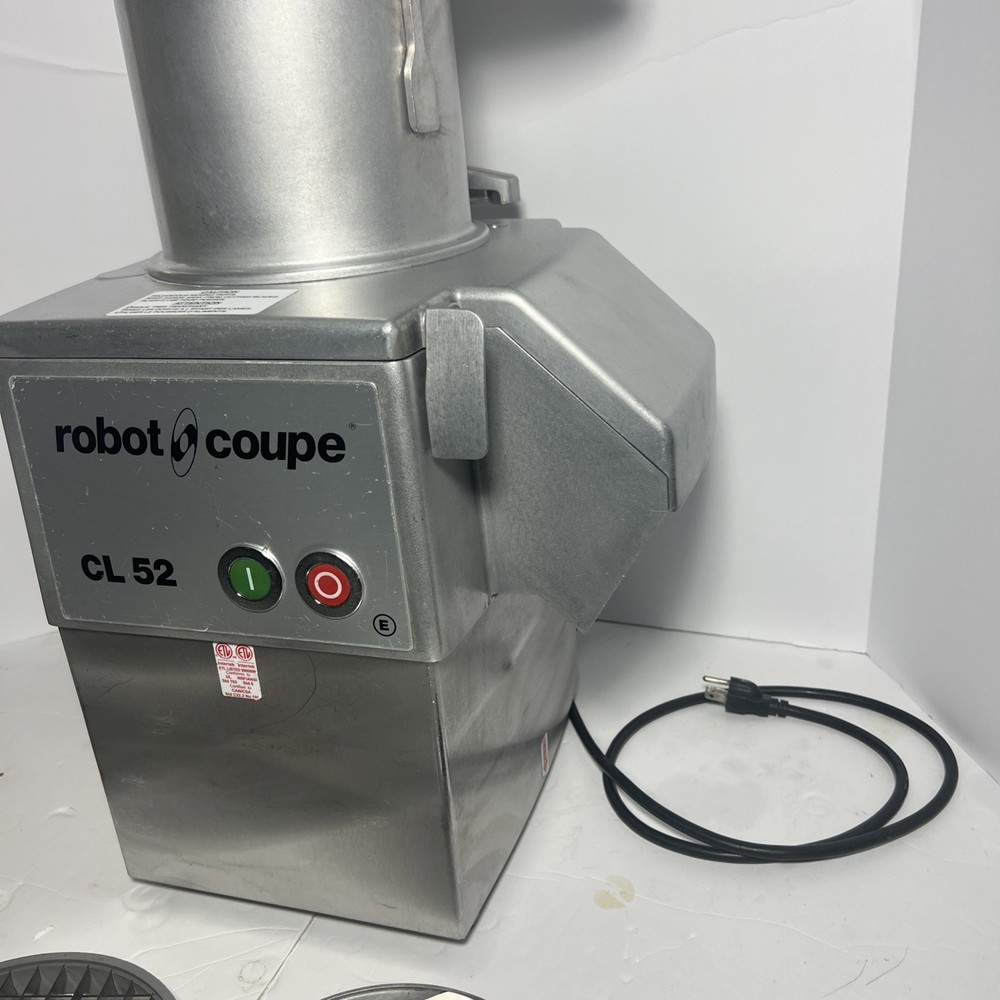 Robot Coupe CL 52 E Series E Continuous Feed Vegetable / Food Processor W/ Discs