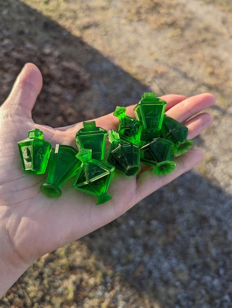 Emerald Potion Potion Dice Rapturous Dice TTRPG Gift Game Master Gift Nerd