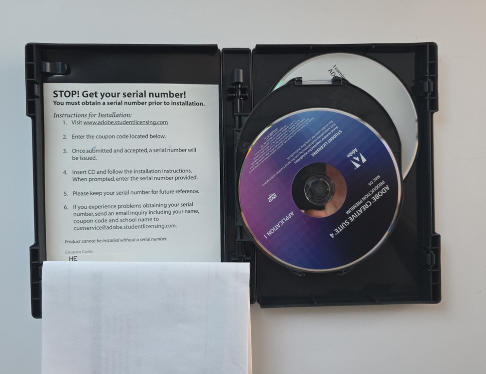 Adobe Creative Suite 4 Mac OS Production Premium Student Edition