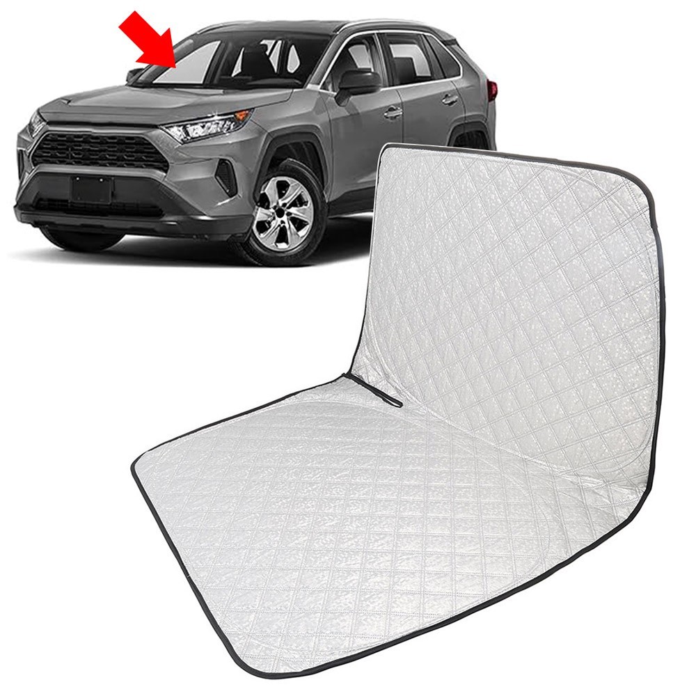 Car Foldable Windshield Sun Shade Visor Protector Custom For Toyota RAV4 2019-25