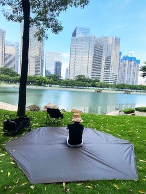 Large Hexagonal Tent Footprint Multifunctional Floor Mat Camping Gear Must