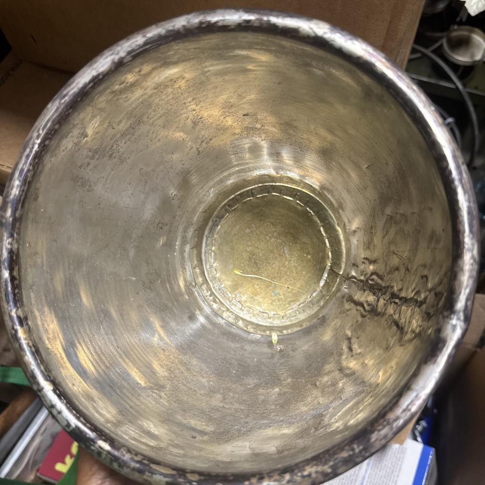Pottery Barn Barkley Made In Turkey Planter Metal