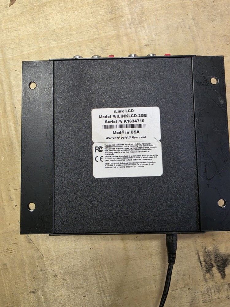 iLink LCD SO INTERNET LOADABLE MESSAGING, Model#ILINK-SO-2GB with Power Adapter
