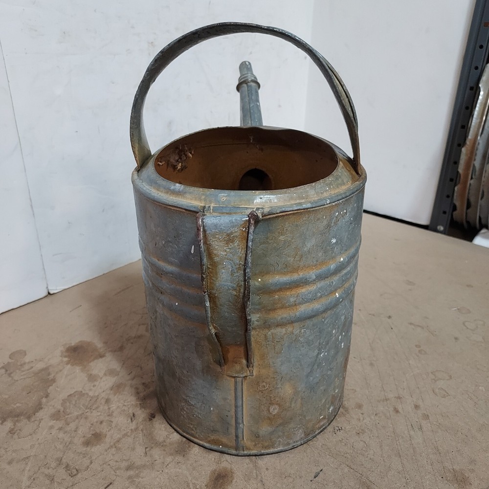 Vintage Galvanized Watering Can #8 garden decor farm