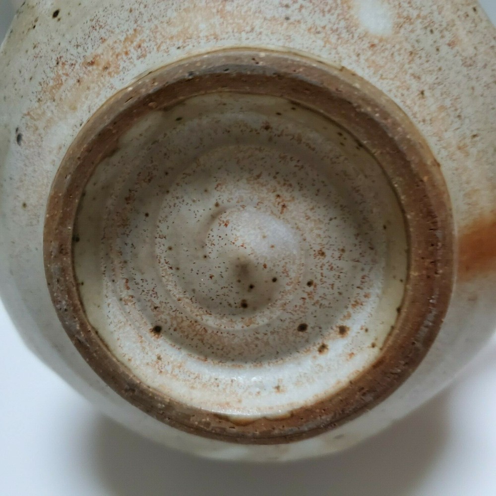 Studio Pottery Teapot with Bamboo Handle