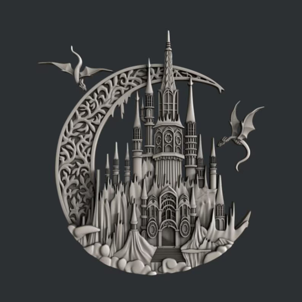 Zuri Design Silicone Mould  - Enchanted Castle