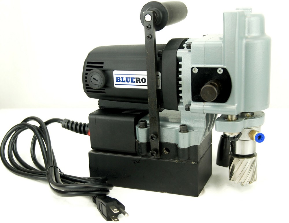 BLUEROCK ® Tools TYP-28A MINI Magnetic Drill Press Typhoon Small Mag Annular