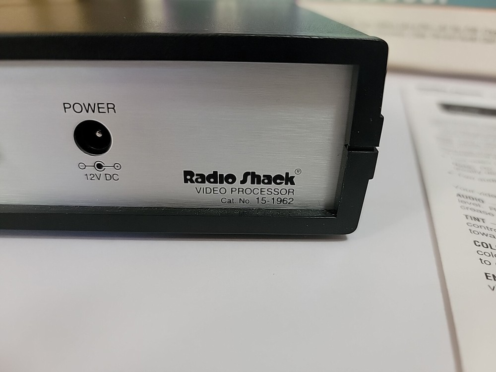 Vintage Radio Shack Video Processor 15-1962 Tested