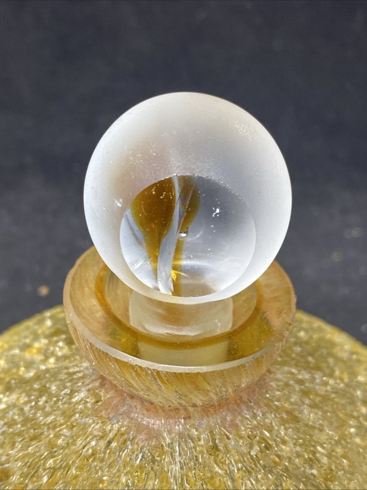 3 Vintage Geode Perfume Bottles - Read