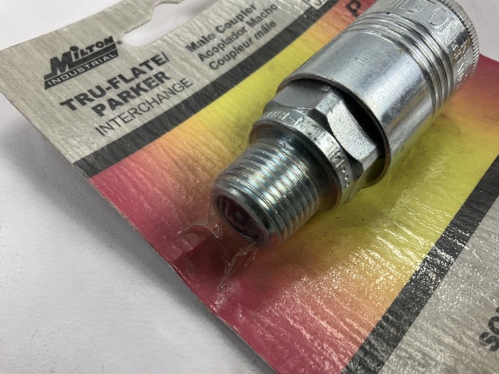 Milton S1806 3/8" MNPT P Style Coupler