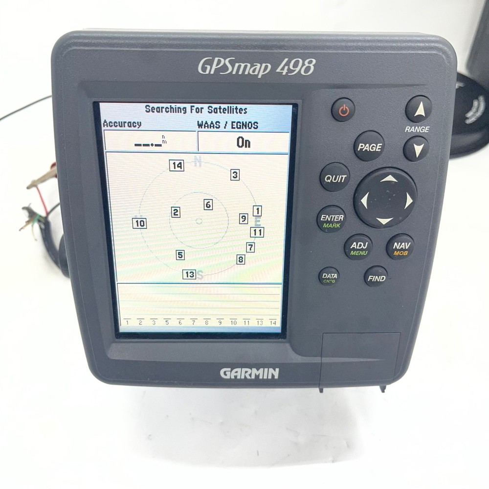 Garmin GPSmap 498 Color Chartplotter Fishfinder GPS + Mount & Cord