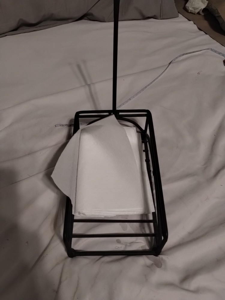 Rustic Metal Napkin Holder