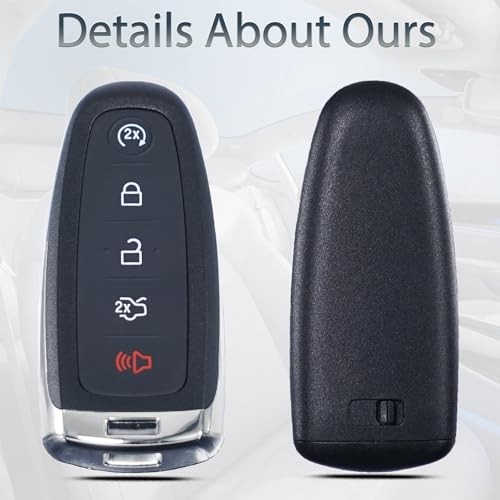 Key Fob Shell Case Replacement Fits for Ford Edge Explorer Focus Taurus Flex