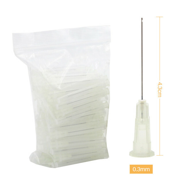100~2000Pcs Dental Endo Irrigation Tips Root Needle Syringe Tip Side Hole 30GA