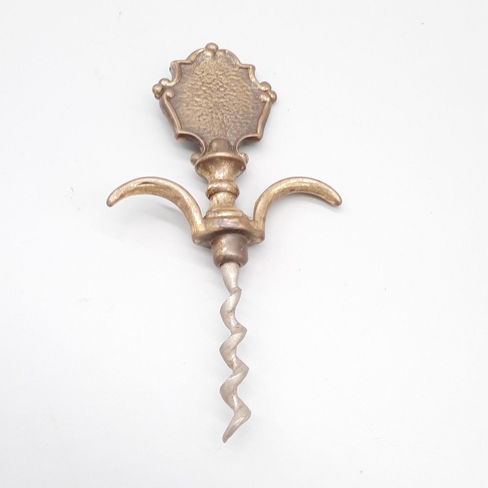 Vintage Metal Bermuda Enamel Shield Corkscrew Souvenir X-Condition