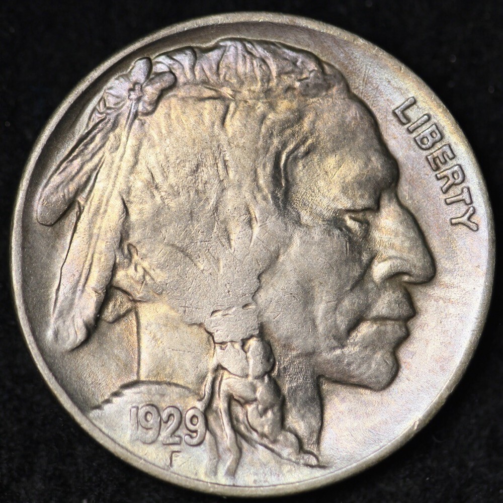 1929 Buffalo Nickel CHOICE BU FREE SHIPPING E240 JEL