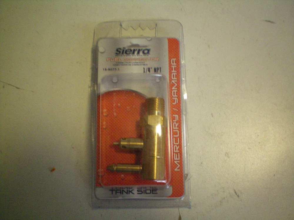 SIERRA  #18-8077-1   FUEL CONNECTOR,  FREE FREIGHT