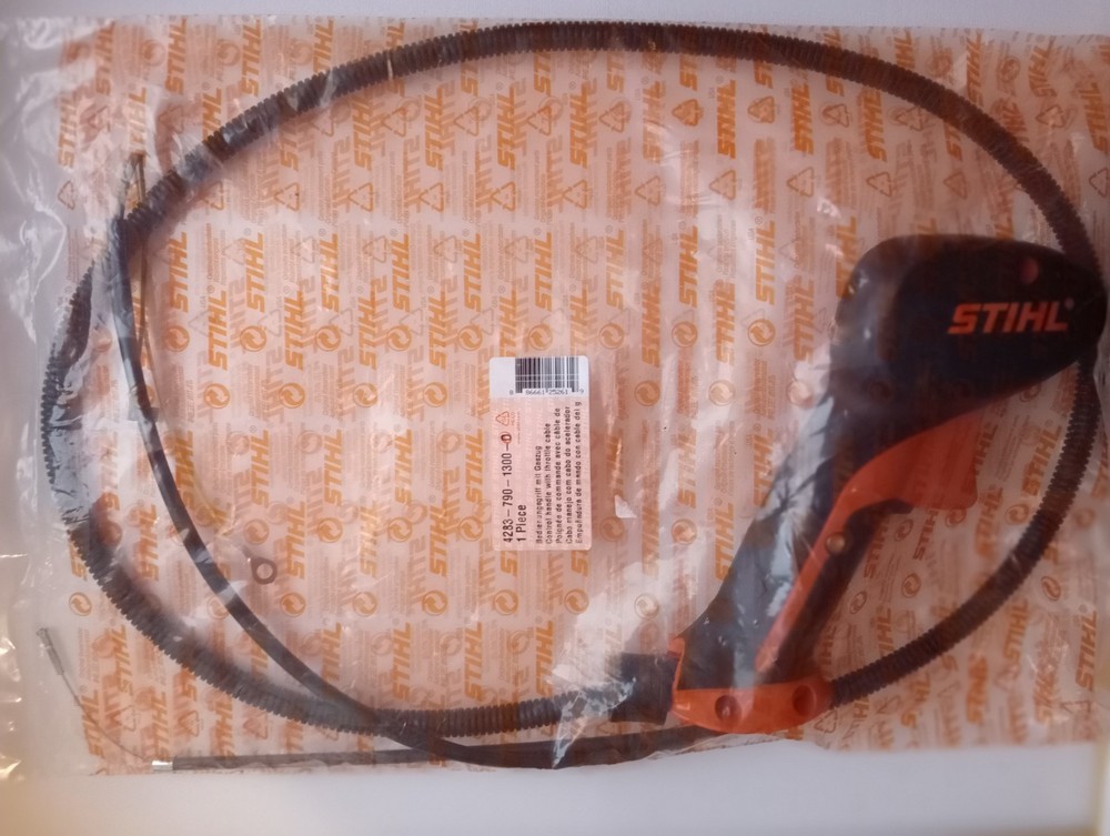 4283 790 1300 STIHL OEM CONTROL HANDLE WITH THROTTLE CABLE