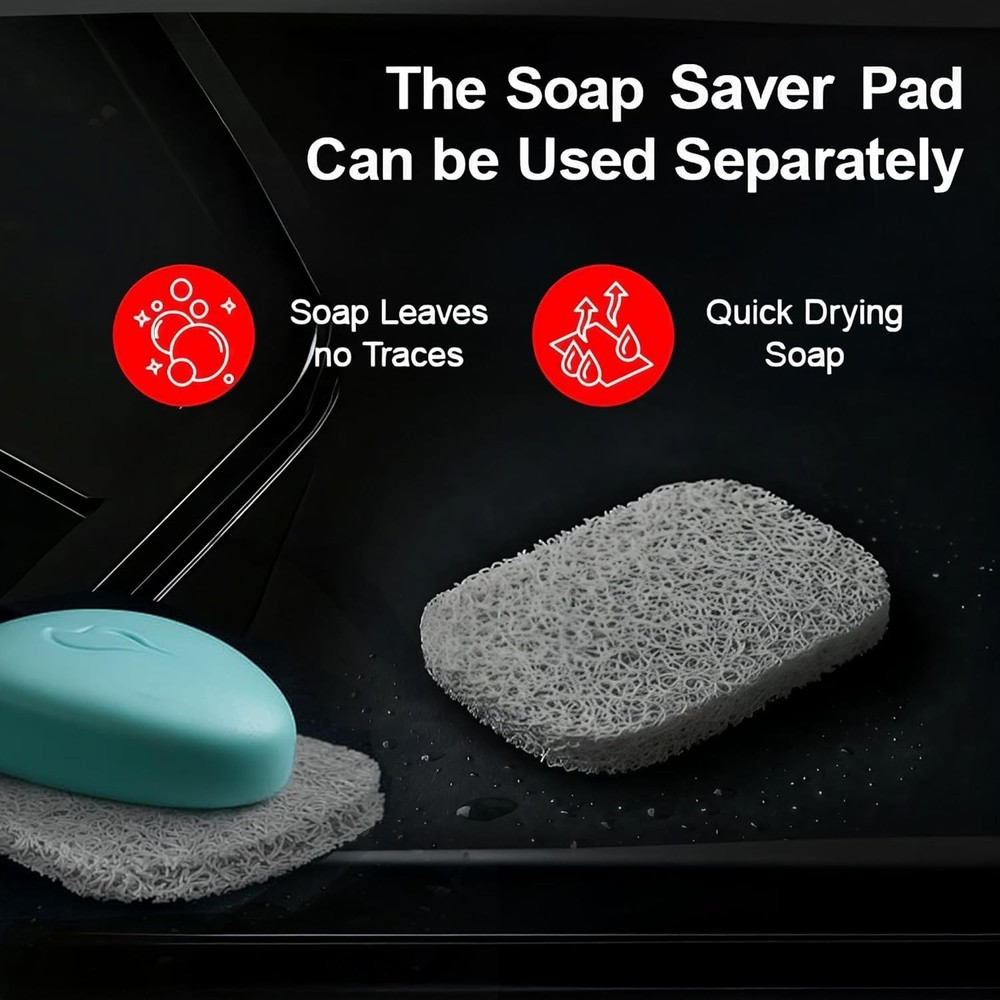 Rustproof Shower Caddy 2-Pack with Hooks