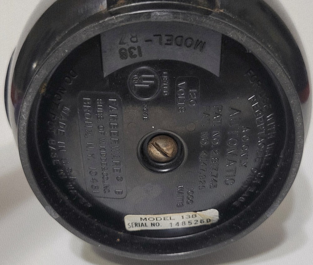 Farberware 138 Superfast Fully Automatic 8 Cup Coffee Percolator Mid Century