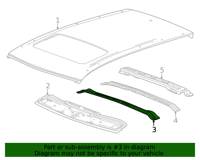 Genuine GM Center Bow 42766976
