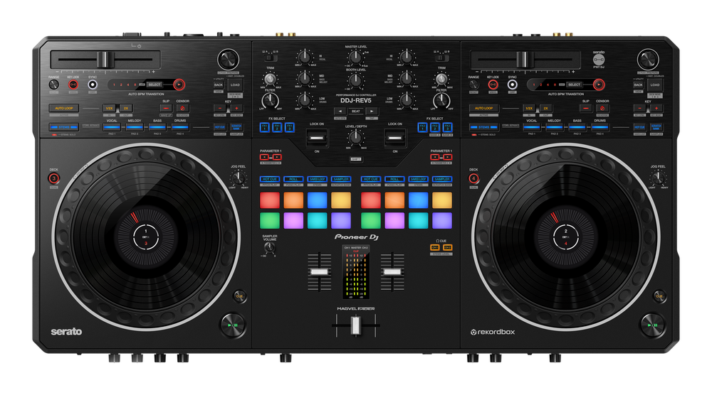 Pioneer DJ DDJ-REV5 - Scratch-style 2-Channel Performance DJ Controller