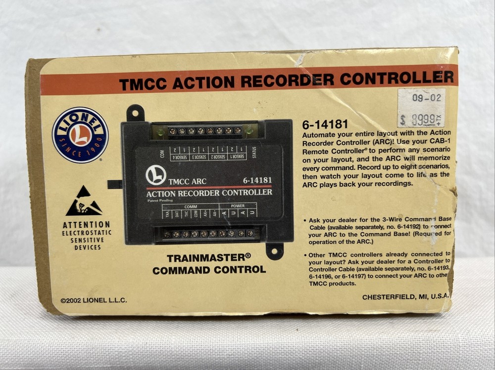 Lionel 6-14181 TMCC Action Recorder Controller - ARC NEW
