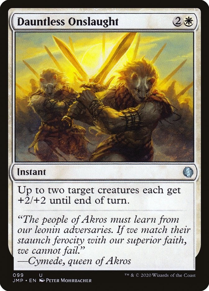 Dauntless Onslaught Jumpstart 99 MTG LP