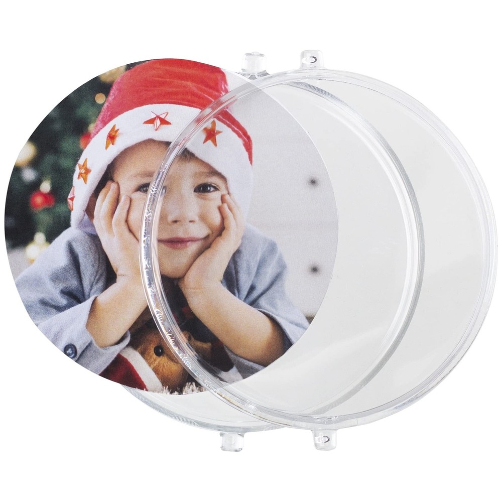 Spinning Photo Ornament - 4 Pack