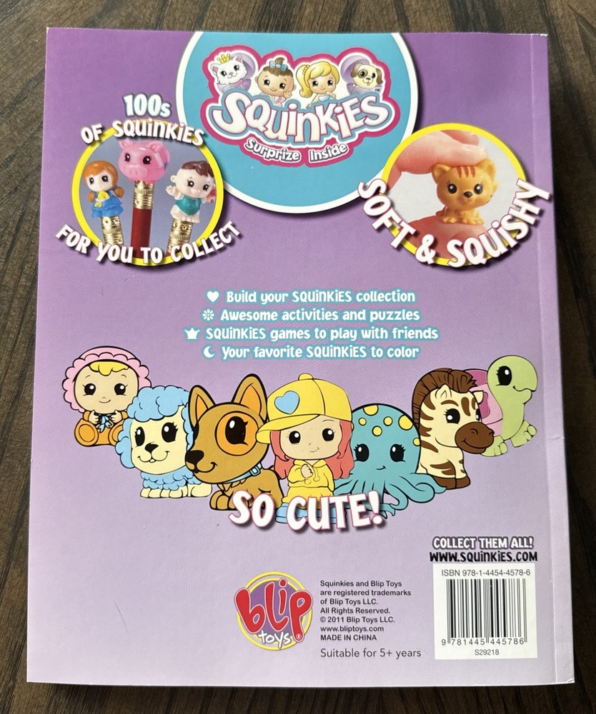 Squinkies Coloring And Activity Book With Stickers