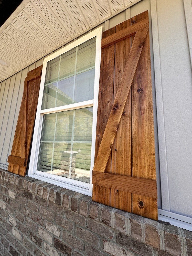 Outdoor Rustic Cedar Shutter / Farmhouse Shutters / Please Read Description!!!