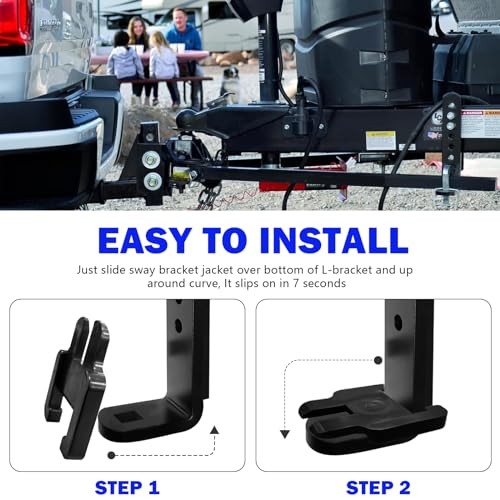 E2 Sway Bracket Jacket, Weight Distribution Hitch Parts Compatible with E2
