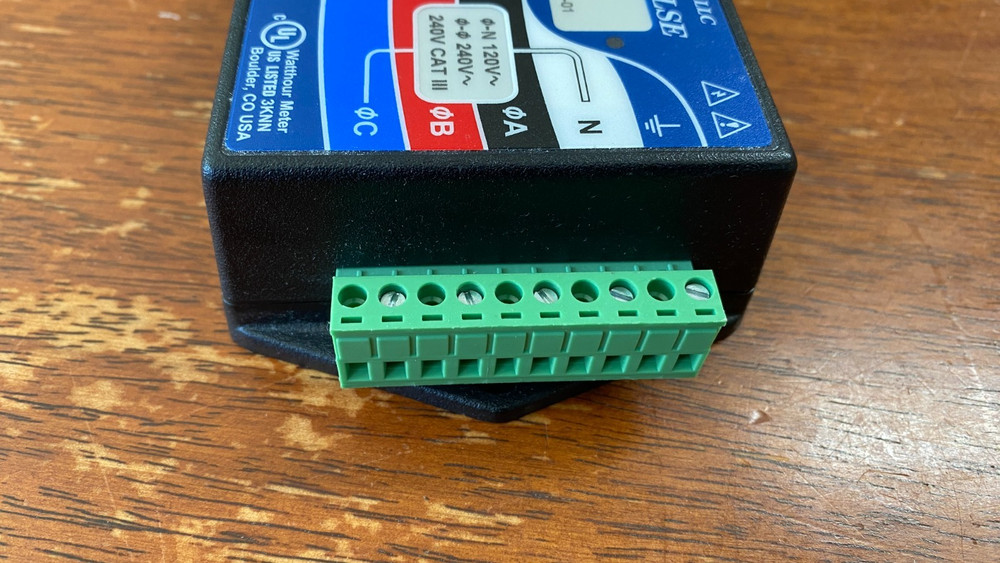 WattNode Pulse Watthour meter/logger WNB-3Y-208-P CONTINENTAL CONTROL SYSTEMS