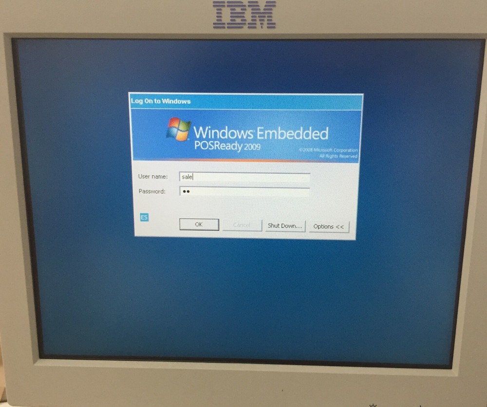 IBM TYPE 4820 POS DISPLAY MONITOR
