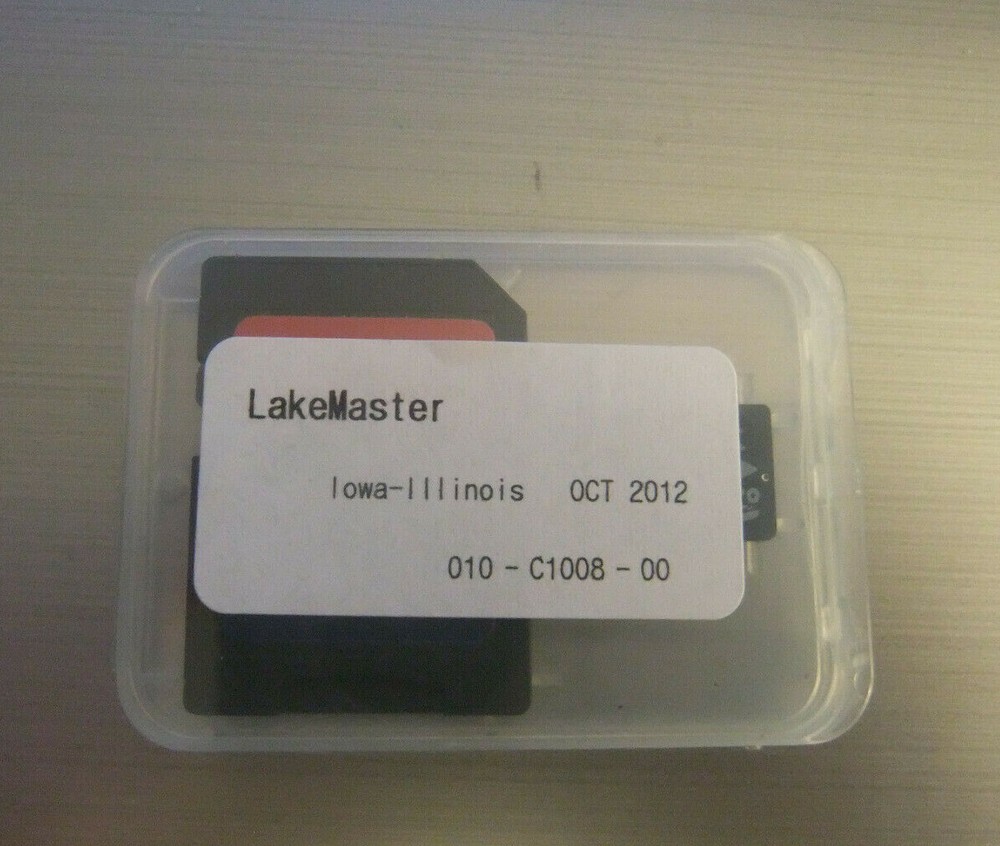 Garmin LakeMaster Iowa-Illinois MicroSD Maps on micro Card