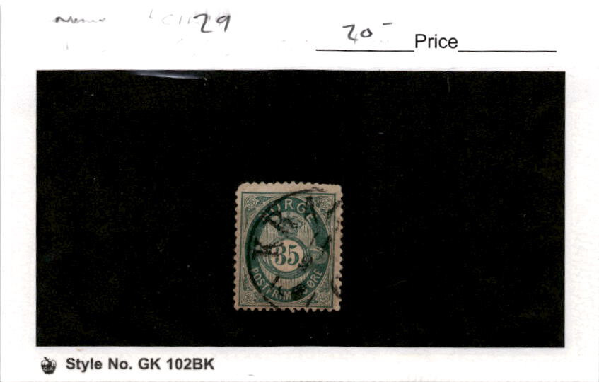 Norway, Postage Stamp, #29 Used, 1878 Post Horn (AD)