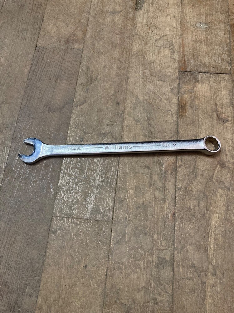 NOS Williams "SUPERCOMBO" 1/2" 12 Point Long Combination Wrench (1216SC)