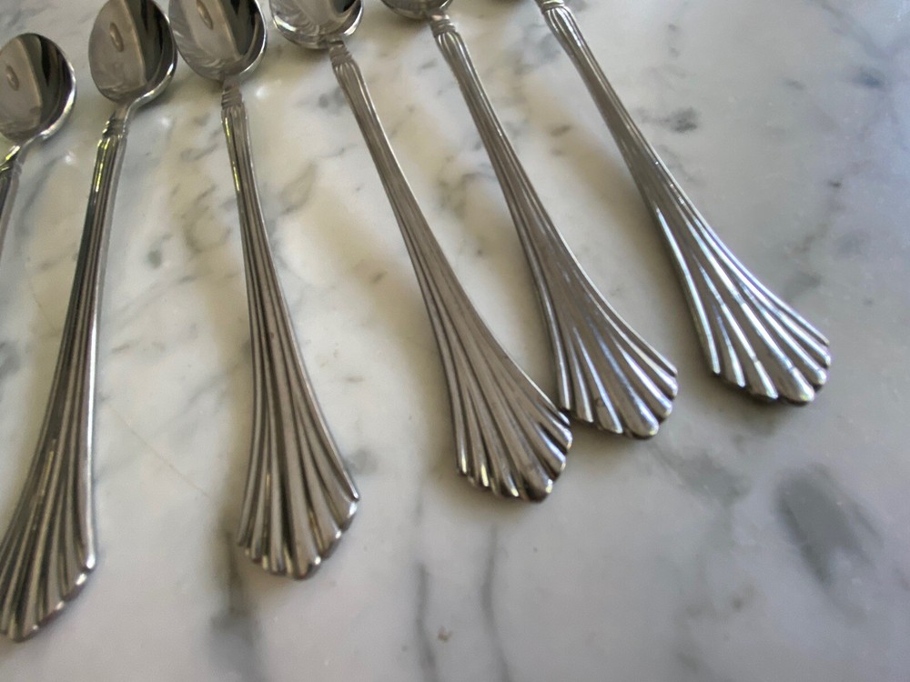 Cambridge Stainless flatware in Tracy pattern 7 pieces long teaspoon spoon