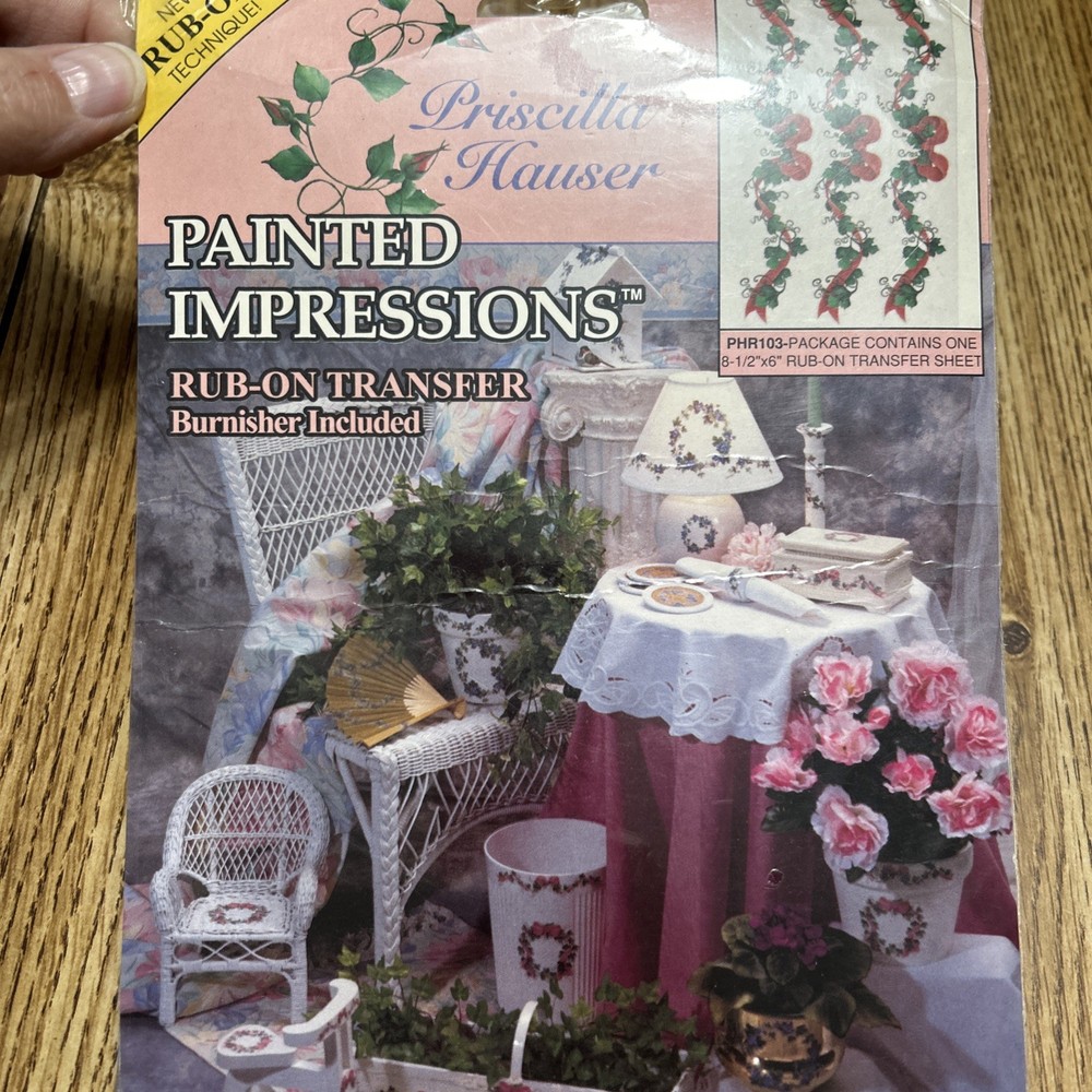 New Priscilla Hauser Iron-On Transfer #PHR103 BIN C-1