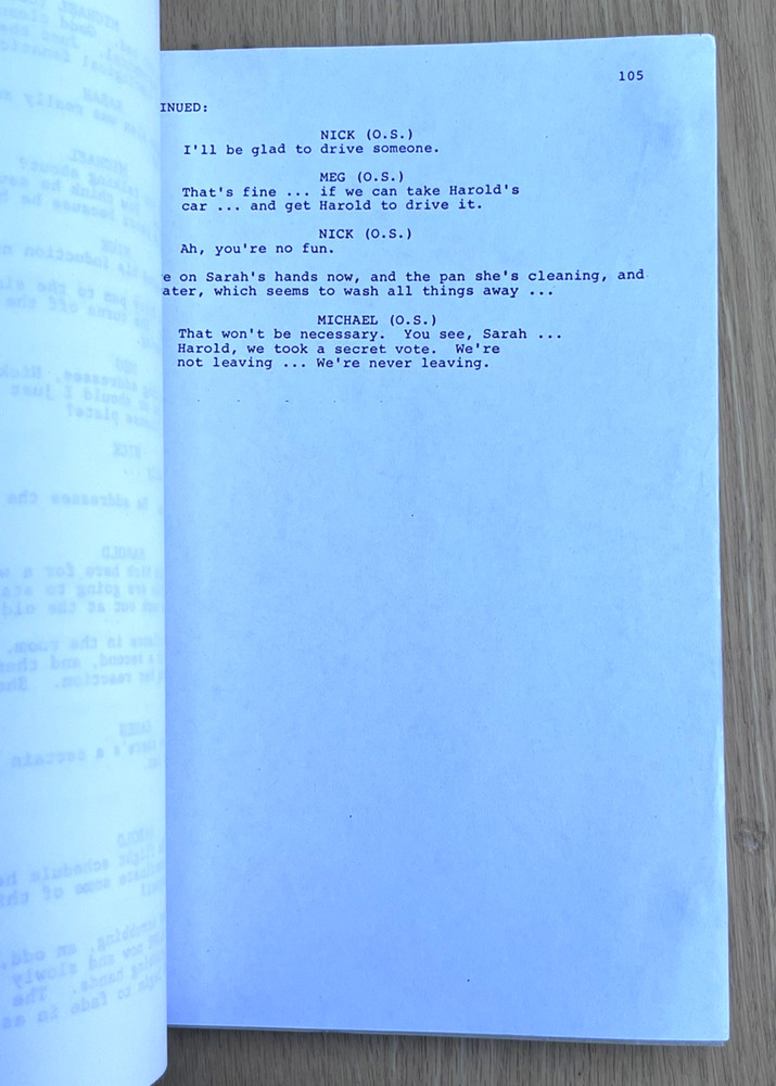 1982 The Big Chill Lawrence Kasdan Barbara Benedek 1983 Movie Original Script