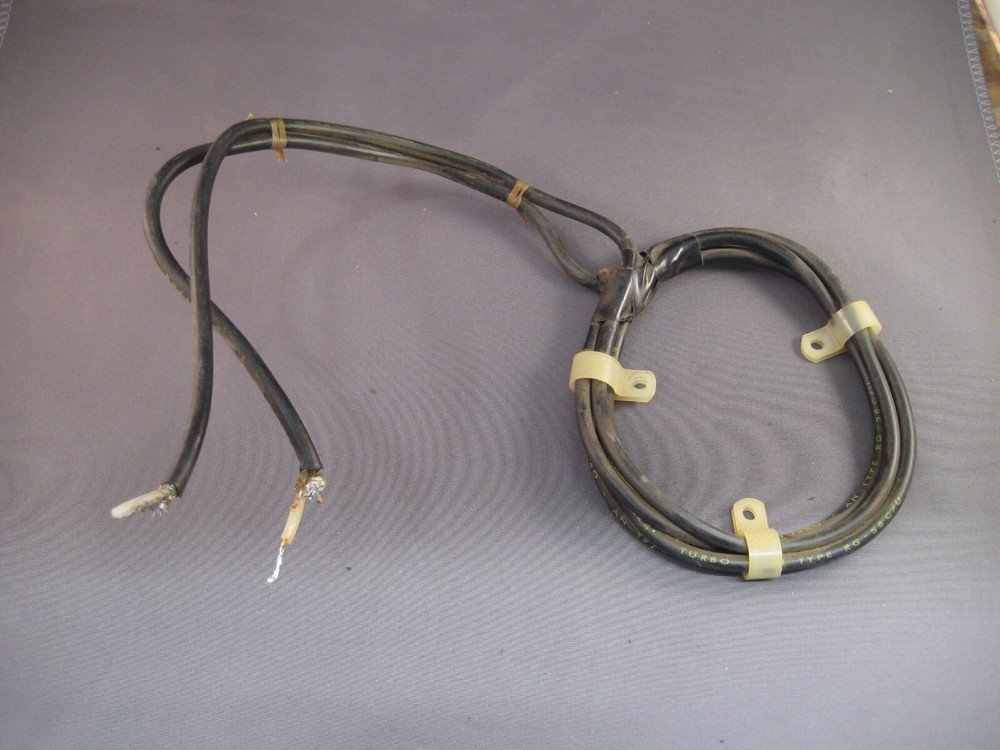 Collins 30S-1 RF cable tuned input circuit assembly, RG58CU