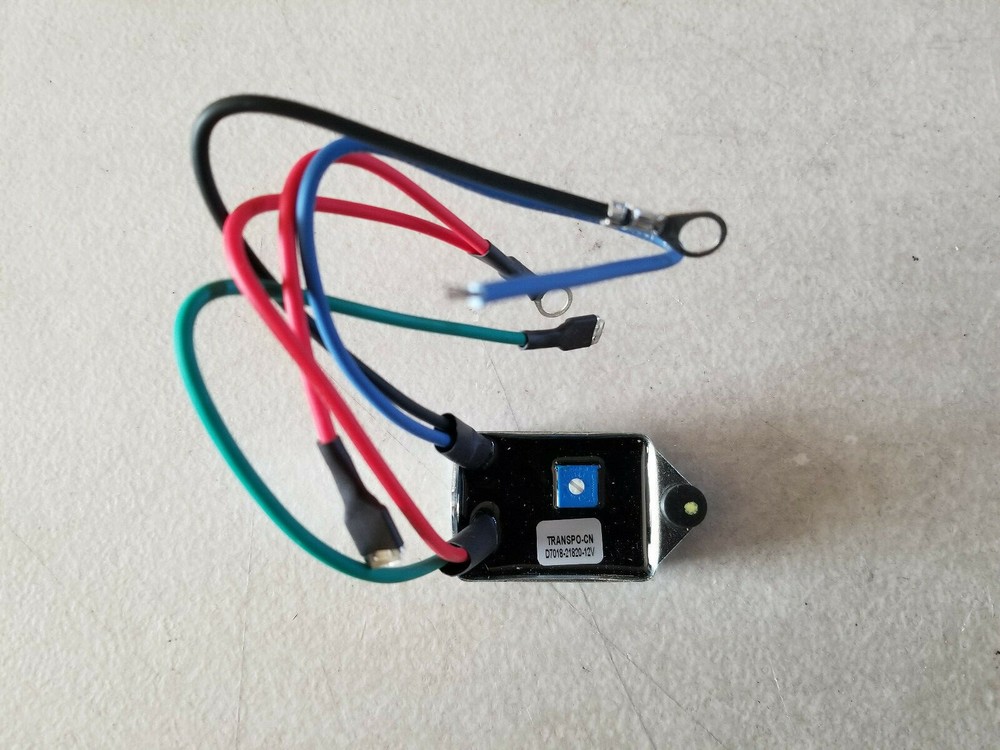 DELCO EXTERNAL REGULATOR WITH VOLTAGE ADJUSTMENT 12V D7018