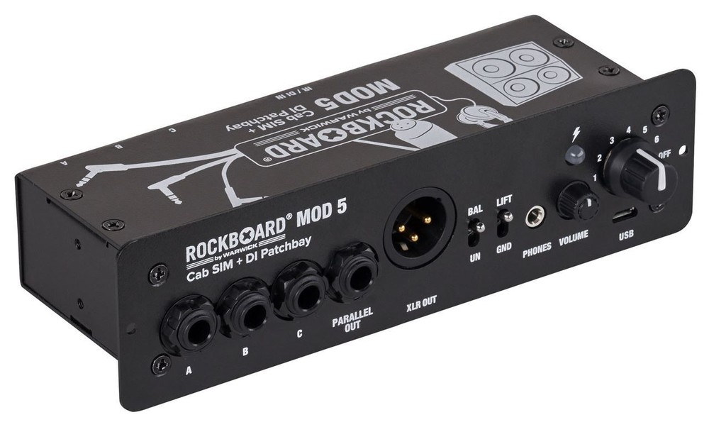 RockBoard MOD 5 - Cab SIM + DI Patchbay