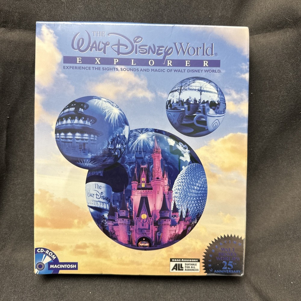 NEW SEALED - The Walt Disney World Explorer Computer Software (PC, CD-ROM)