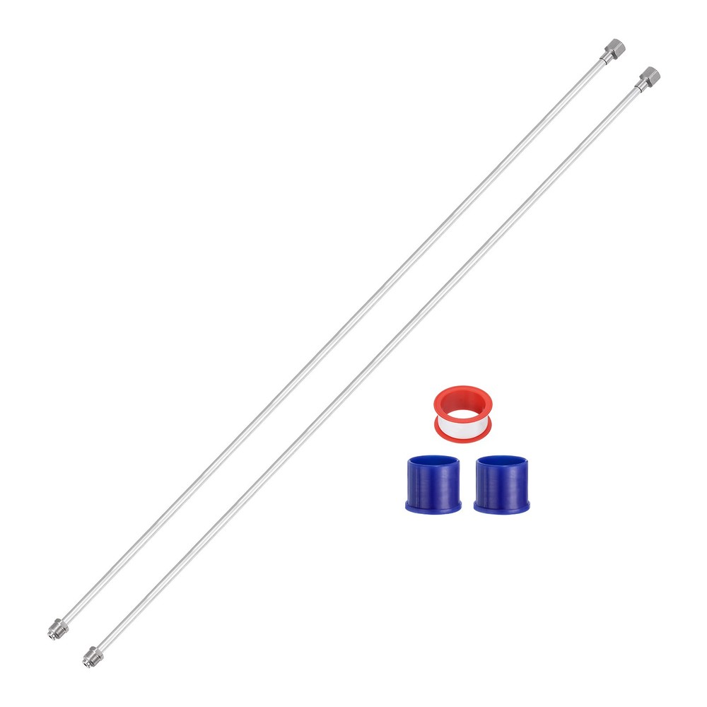 1set 75cm/30" Extension Rod Pole & Tip Guard Set Red