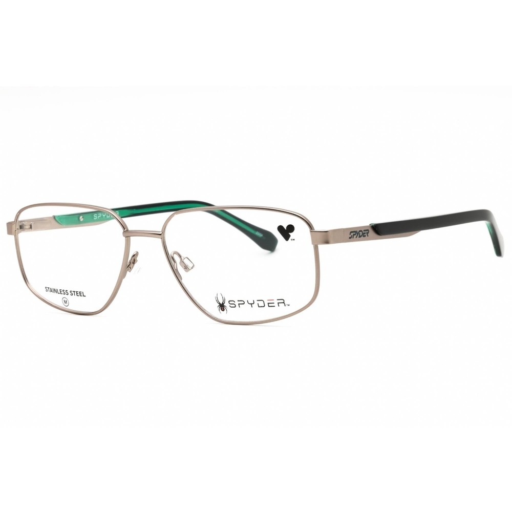 Spyder Men's Eyeglasses Graphite Rectangular Full Rim 56mm Frame SP4033 033