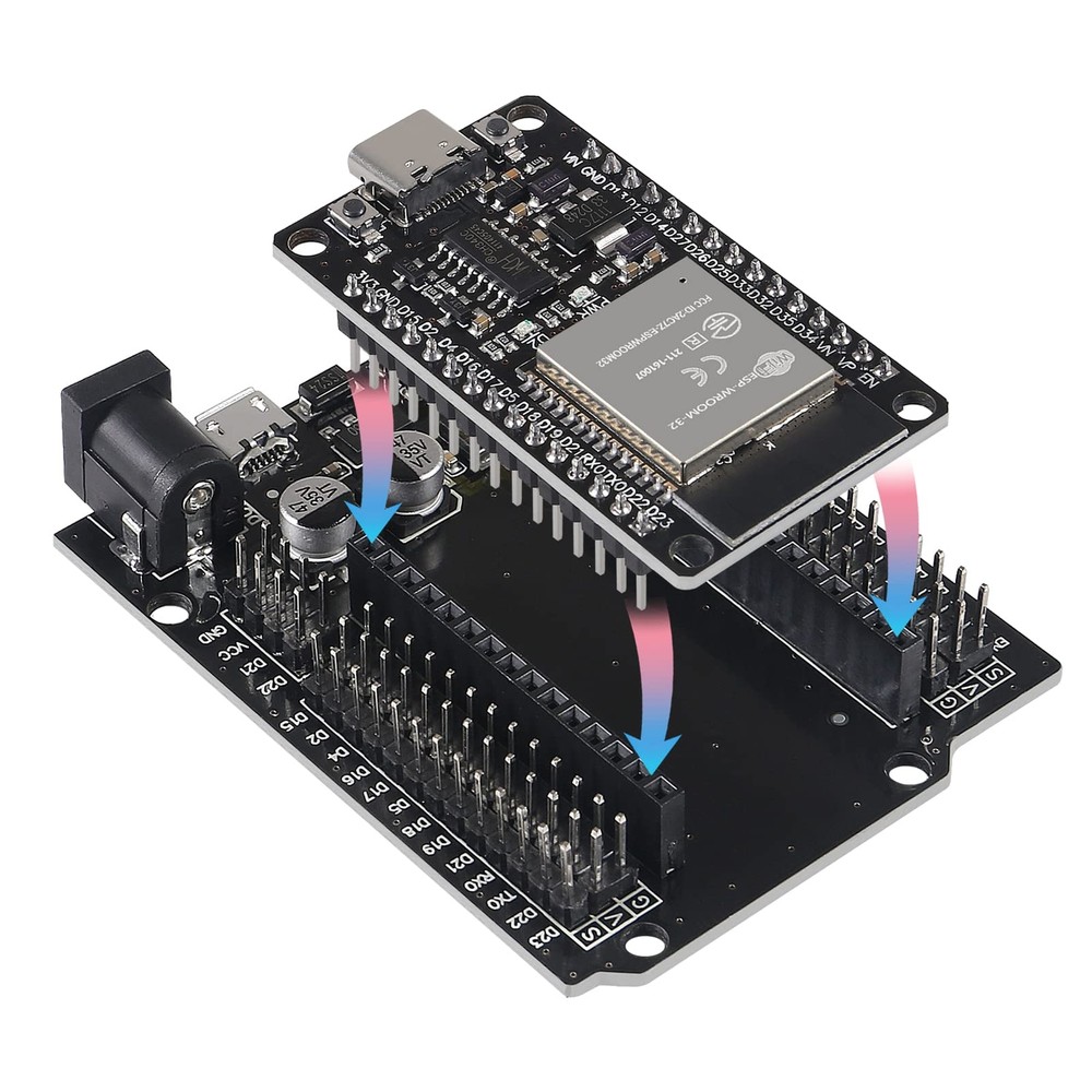3SETS ESP32 Development Board Type-C USB CH340C WiFi+Bluetooth Ultra-Low Powe...